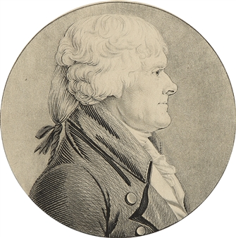 PORTRAITS OF DISTINGUISHED AMERICANS - Charles-Balthazar-Julien Fevret de Saint-Memin