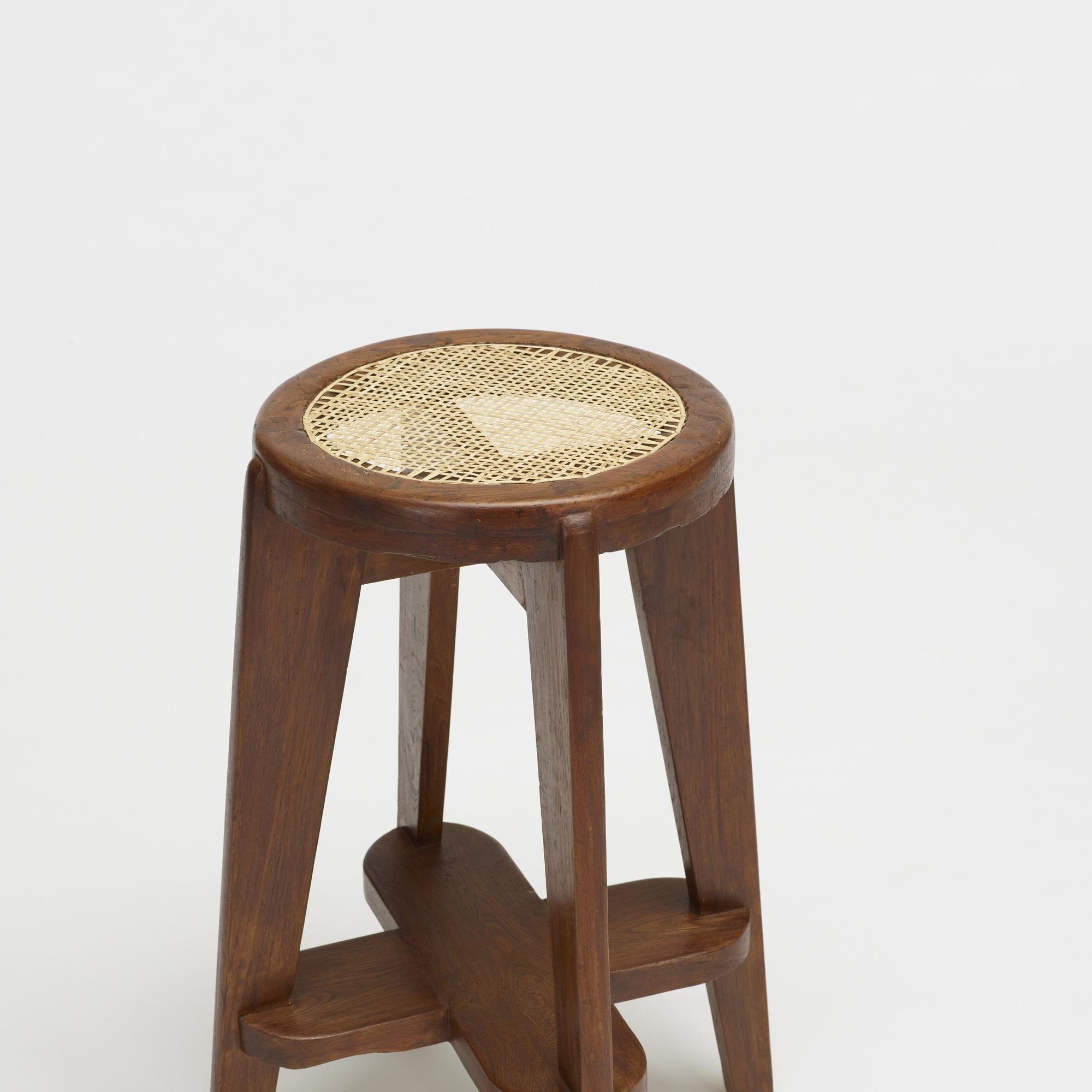 Pierre Jeanneret Stool from Punjab University, Chandigarh MutualArt