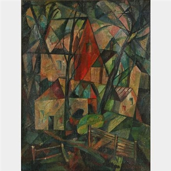 Cubism landscape - Agnes Weinrich