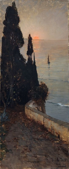 Italienische Uferpromenade by Manuel Wielandt, 1891