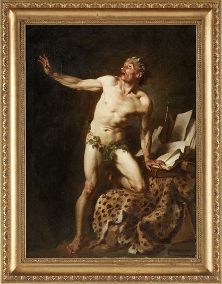 Study for St. Jerome/ Saint Jerôme écoutant les trompettes du Jugement dernier by Pierre Subleyras