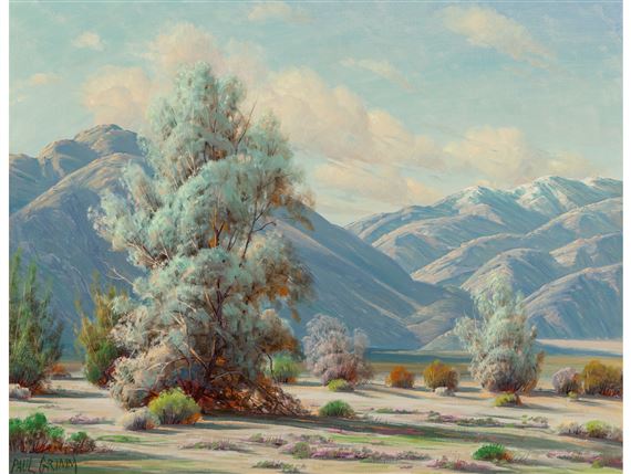 Desert Smoke Trees by Paul Grimm