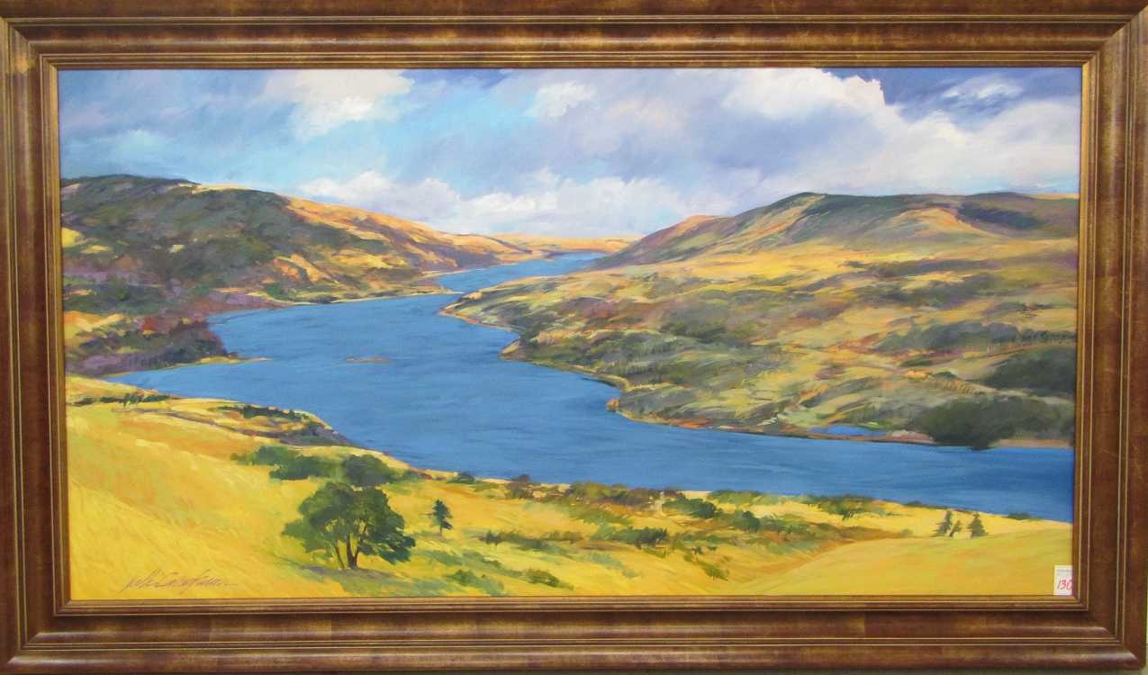 Judith Cunningham Landscape Painting, Columbia River MutualArt