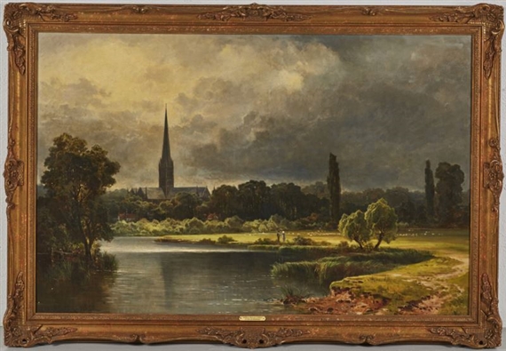 Arthur Bevan Collier | Country landscape depicting the famous 13th ...