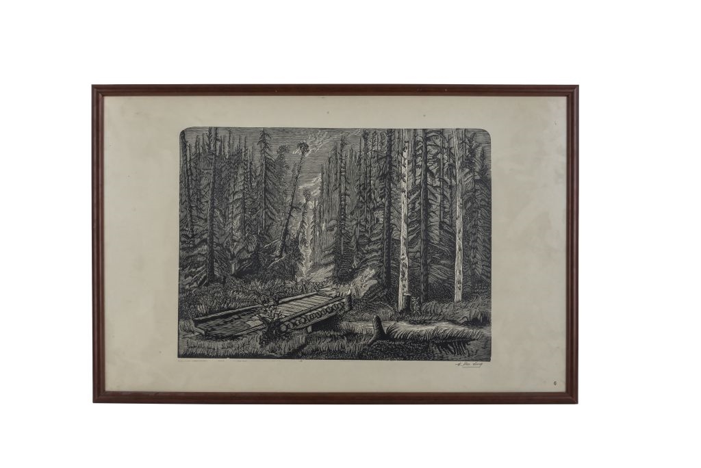 Artwork by Carlos Alvarado Lang, Sin Título, Made of Woodcut