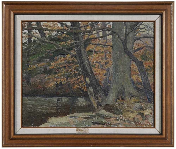 The Bank of the Stream by John Rummell, 1918