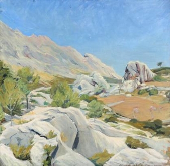 Helmi Sjöstrand | A rocky landscape | MutualArt