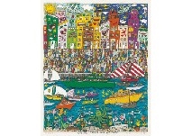 ジェームス・リジィ Rizzi LIVING NEAR THE WATER James Rizzi | Living Near The Water | MutualArt