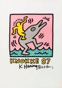 Affiche Knokke by Keith Haring, 1987