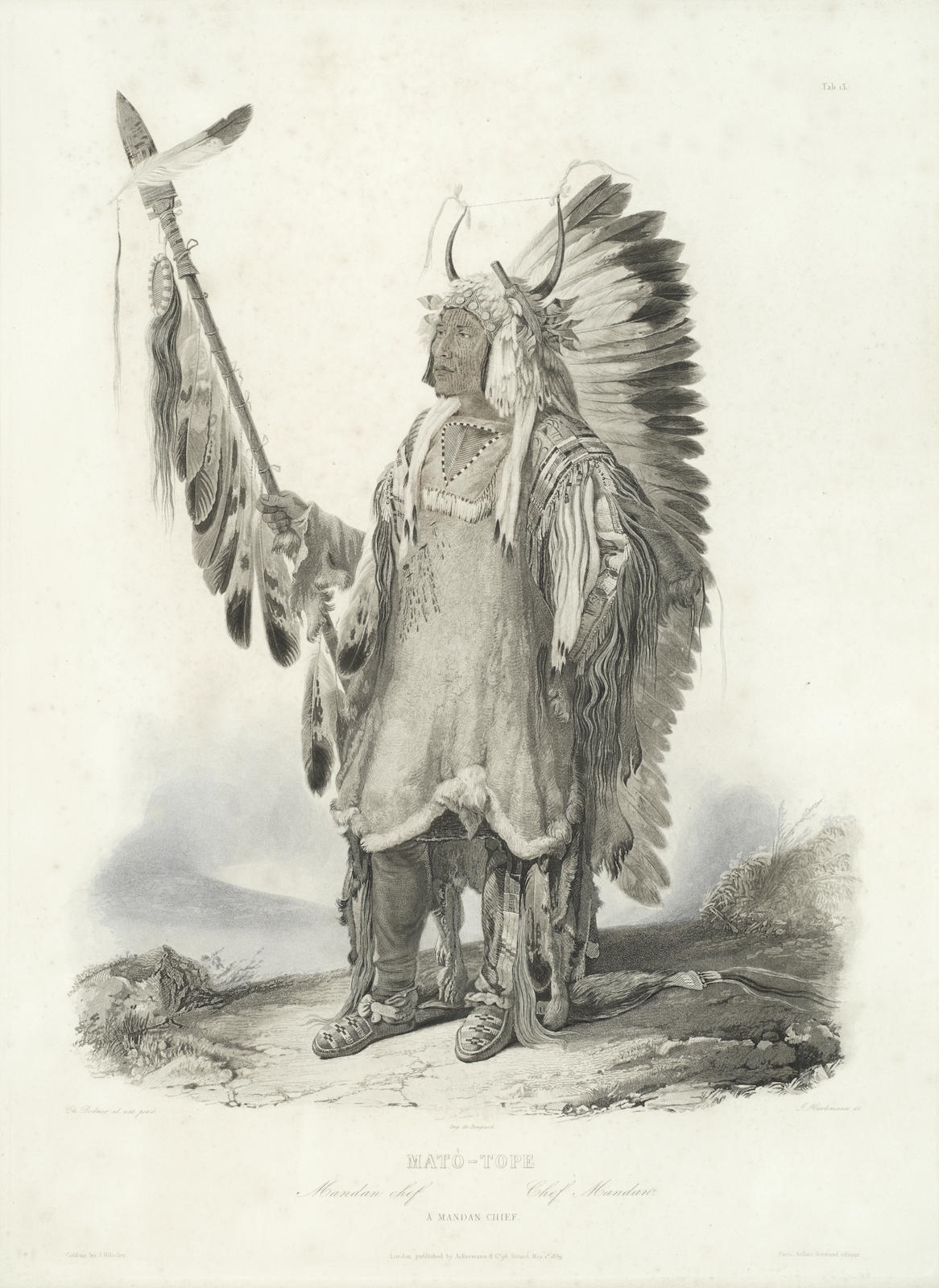 'Mato-Tope by Karl Bodmer, 1839