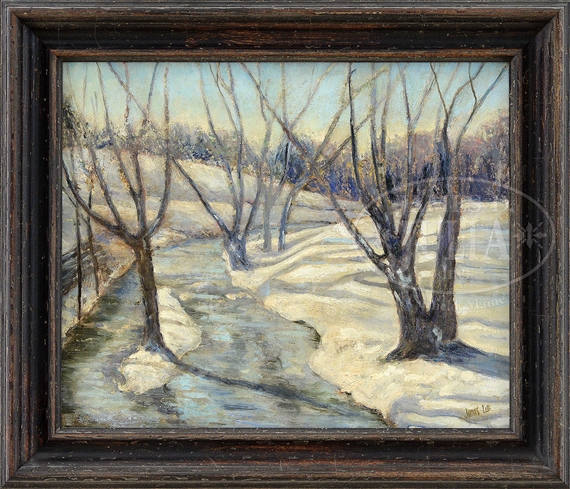 STREAM IN WINTER by Jonas Lie