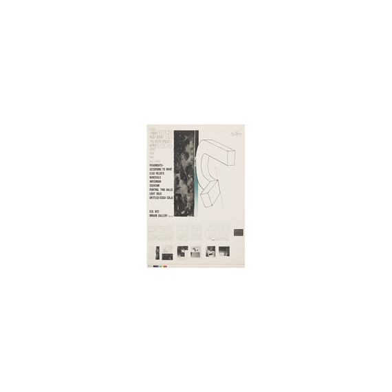 Poster for Jasper Johns: Prints by Jasper Johns, 1972