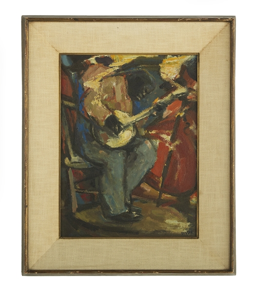 The Banjo Player by Jefferson Tester