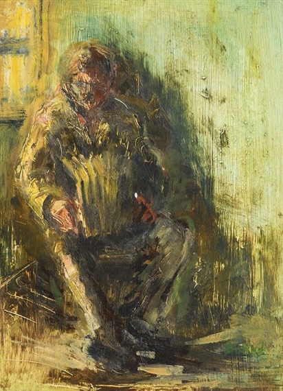 The Accordian Player by Patricia Burke