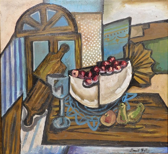Emil Filla、エミール・フィラ【Cubist Still Life】 Cubist Still Life Artwork By Emil Filla Oil Painting & Art Prints