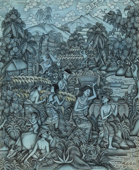 Morning Activities by I Made Djata, I Wayan Rajin