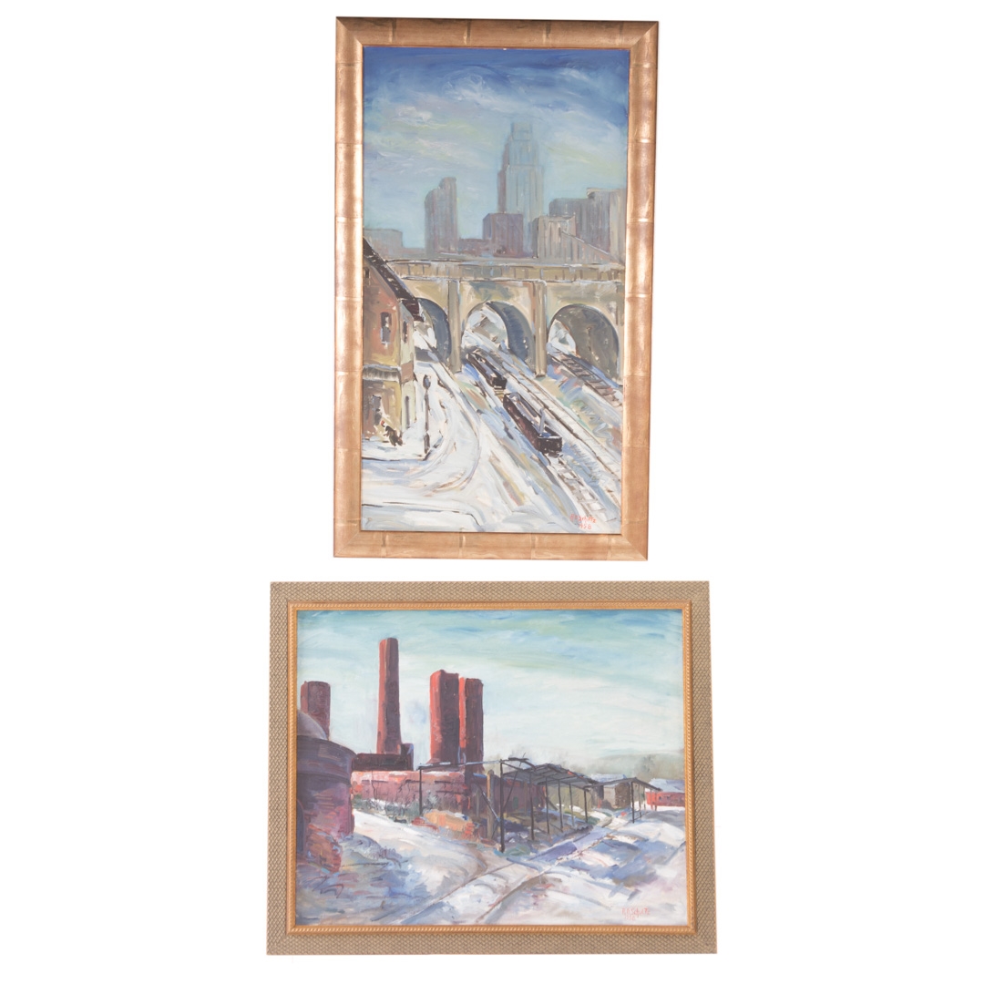 R.D. Schultz | Two Baltimore themed | MutualArt