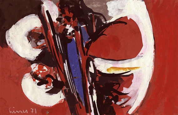 Komposition rot-weiss-blau by Carl Walter Liner, 1971