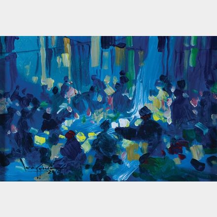 Market I by U Lun Gywe, 2014