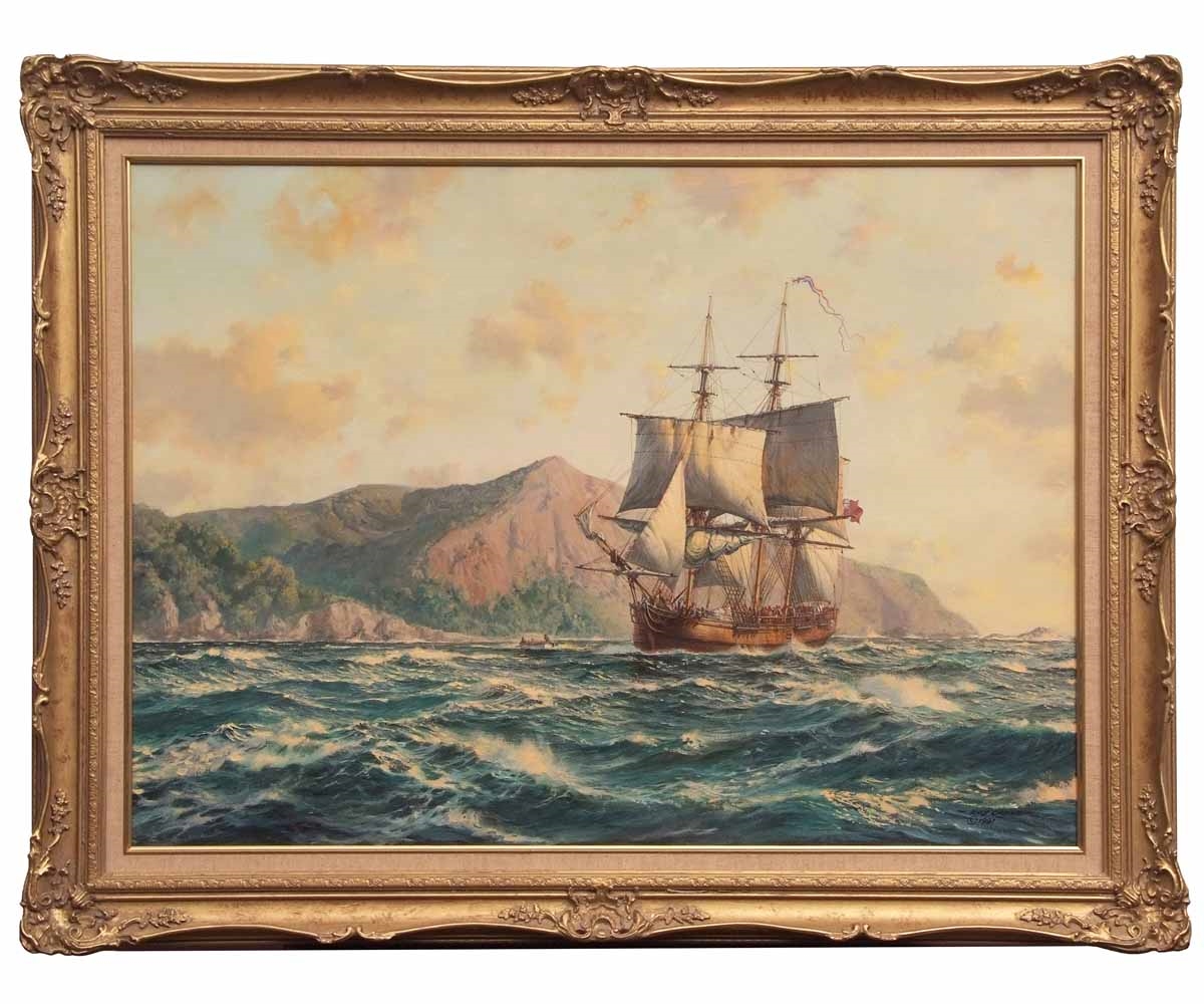 Roy Cross Fletcher Christian Leaving the Bounty to Land on Pitcairn