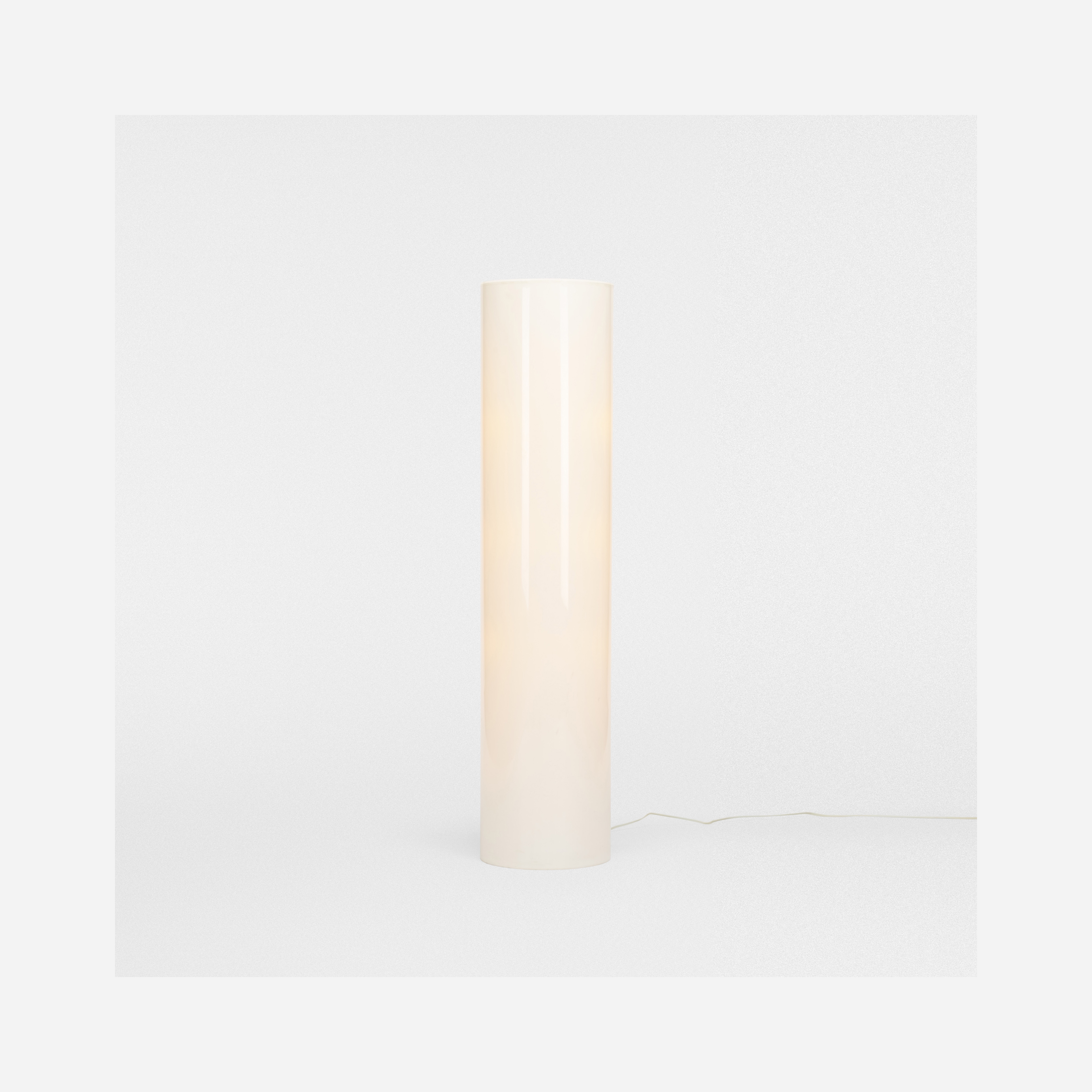 Artwork by Paul Mayén, Floor lamp, Made of acrylic