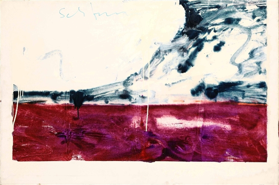 Paesaggio anemico by Mario Schifano, 1974-1976