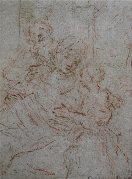 HOLY FAMILY by Italian School, 16th Century, 16th/17th Century