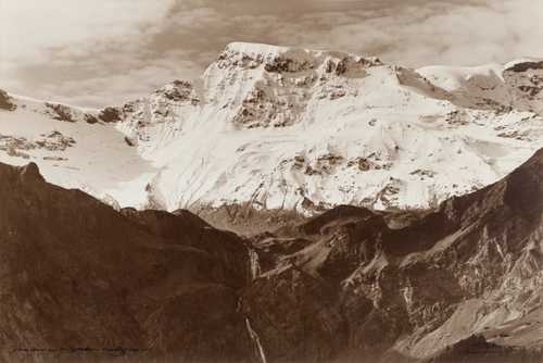 Adelboden, Wildstrubel.. Englstlifälle by Emanuel Gyger, 1950