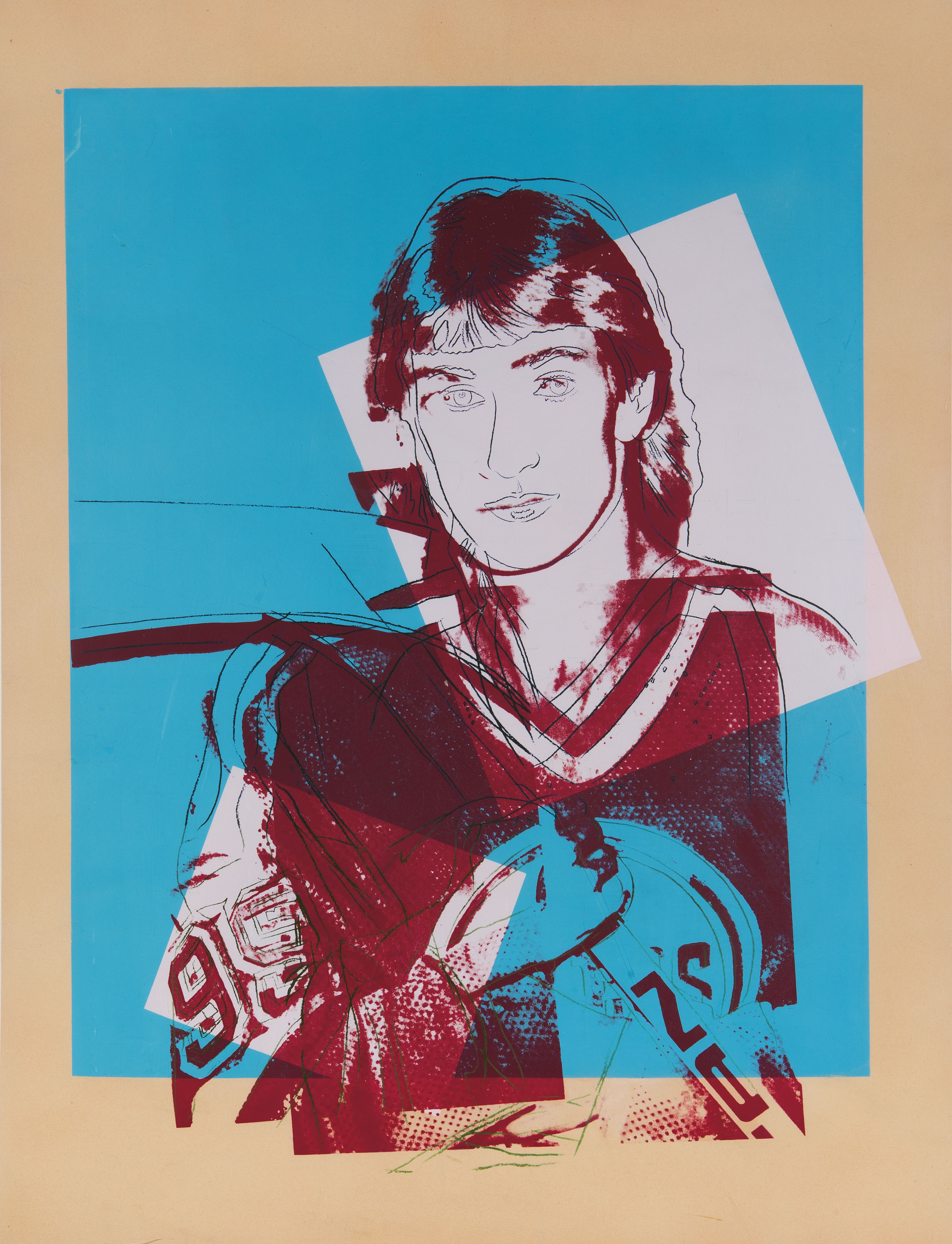 Wayne Gretzky by Andy Warhol, 1984