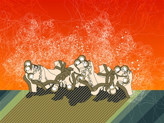 Abhishek Hazra: Drobonyo's Tippani Room - Gallery SKE, New Delhi