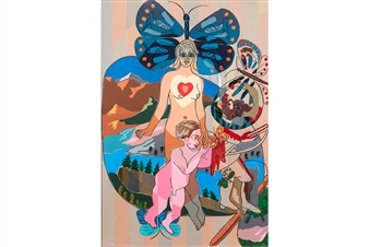 Tramway presents twelve large scale multi-media collages by Steven Campbell