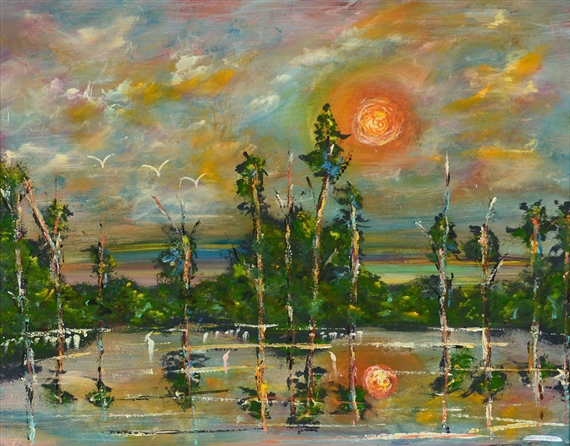 ''Sunrise Over the Swamp'' by Michael Sears