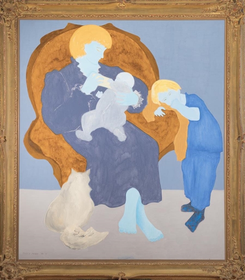 Young Family by March Avery, 1985-1987