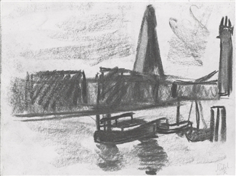 Greenwich Pier (Thames Series) - Michal Kuzmierkiewicz