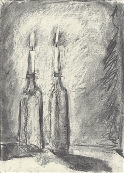 Candles in Olive Oil Bottles - Michal Kuzmierkiewicz