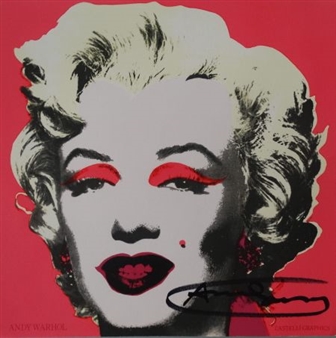 Andy Warhol Marilyn Monroe 60x60 CM Urkunde Authentizität' MZ022