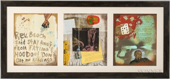 Three Lithographs Housed in a Single Frame - Renee Stout