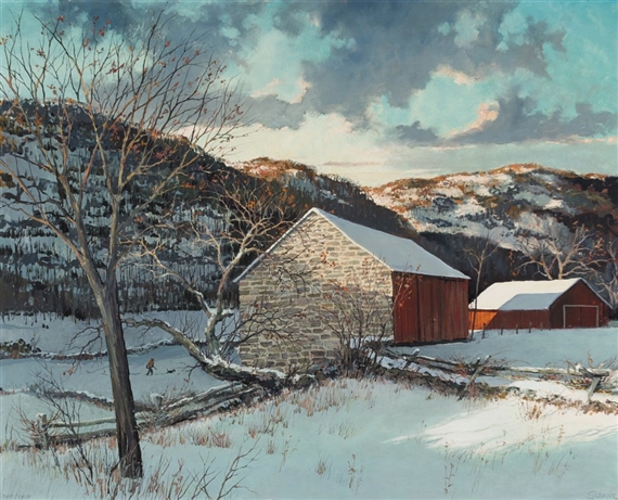 First Snow by Eric Sloane