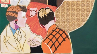 Steven Campbell: Large-Scale Collage Work Rich In Formal Invention