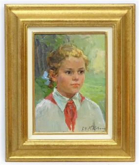 A young pioneer - Marina Andreevna Kozlovskaya