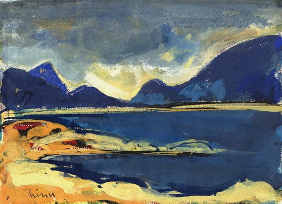 Lago Moesola, Passo del S. Bernardino by Carl Walter Liner