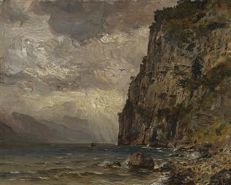 Gewitterstimmung bei Quinten - Balz Stäger