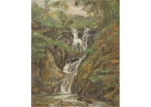 Ikaho Nanae fall by Shintaro Yamashita, 1940