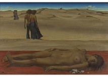 Reclining Nude - Tsunero Kokuryo