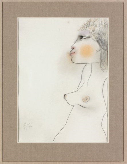 Akt by Ota Janeček, 1982