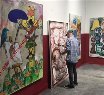 Manuel Ocampo: Open Studio - Tyler Rollins Fine Art