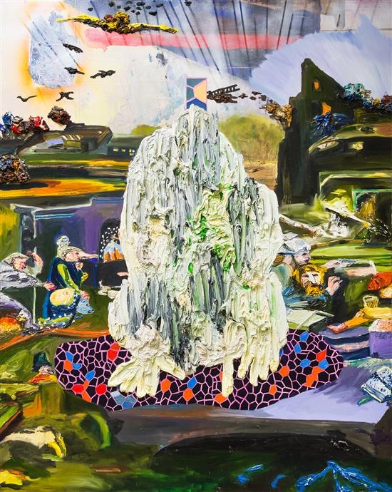 Artwork by Min Hyung, Homan 4, Made of oil on canvas