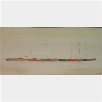 Noon on the Sound - Alfred Stauffer