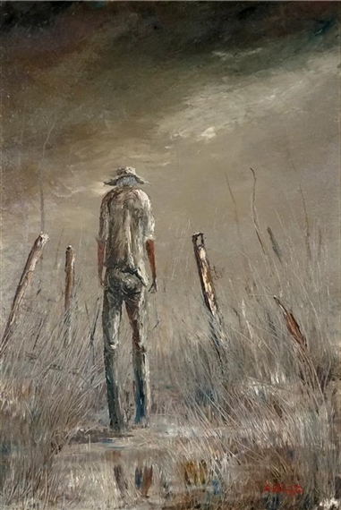 Stockman in the Mist by Patrick Shirvington