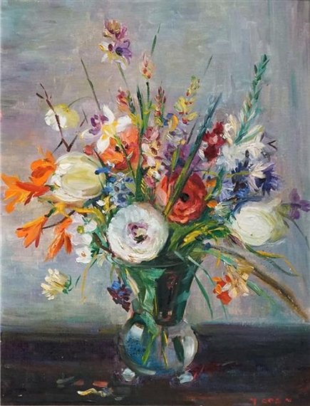 Still Life -Flowers by Margaret Coen